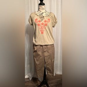 Capri Pants and Top